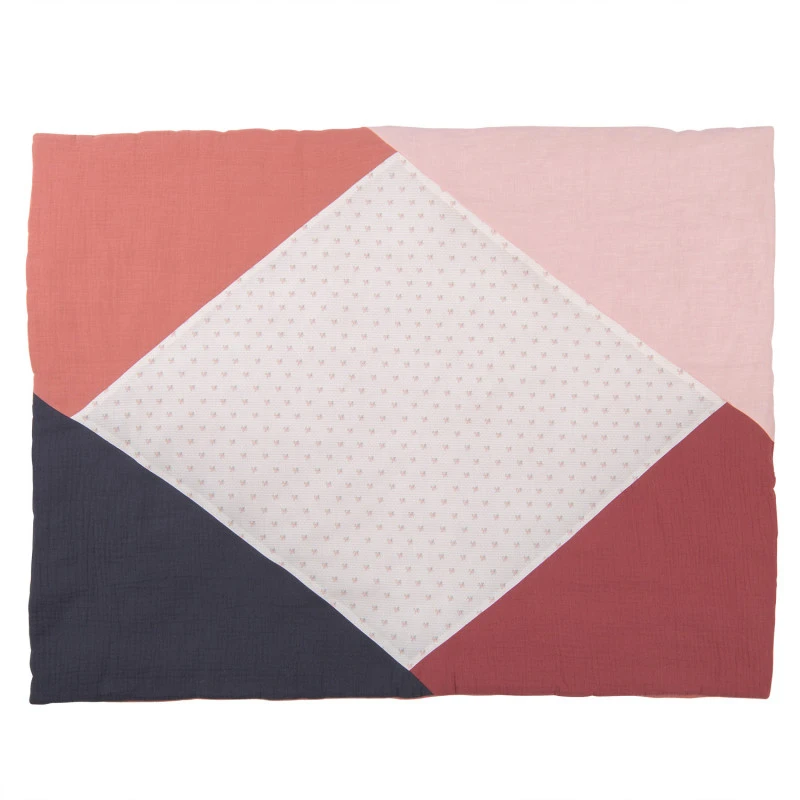 Plaid Patchwork MOULIN ROTY Apres La Pluie