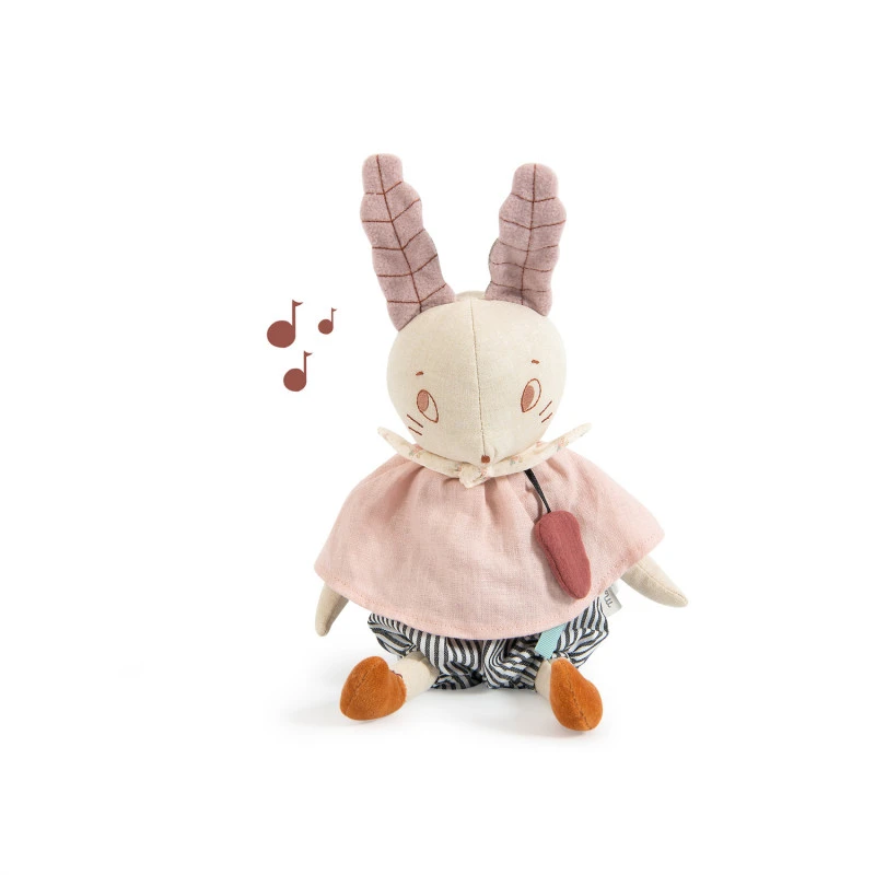 Poupée Musicale Lapin MOULIN ROTY Apres La Pluie – Image 2
