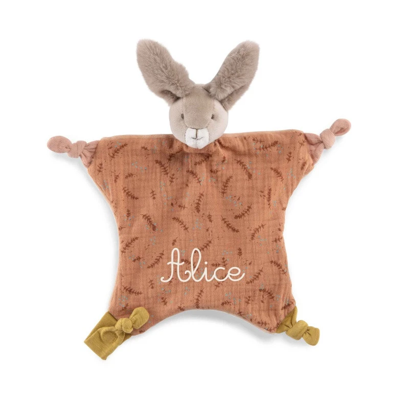 Doudou Lapin Argile MOULIN ROTY Trois Petits Lapins – Image 5