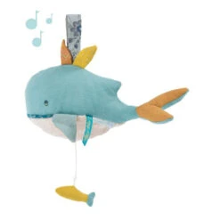 Peluche Musicale Baleine MOULIN ROTY Le Voyage D'Olga