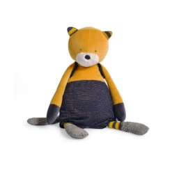 Peluche Chat Géant Moutarde Lulu MOULIN ROTY Les Moustaches