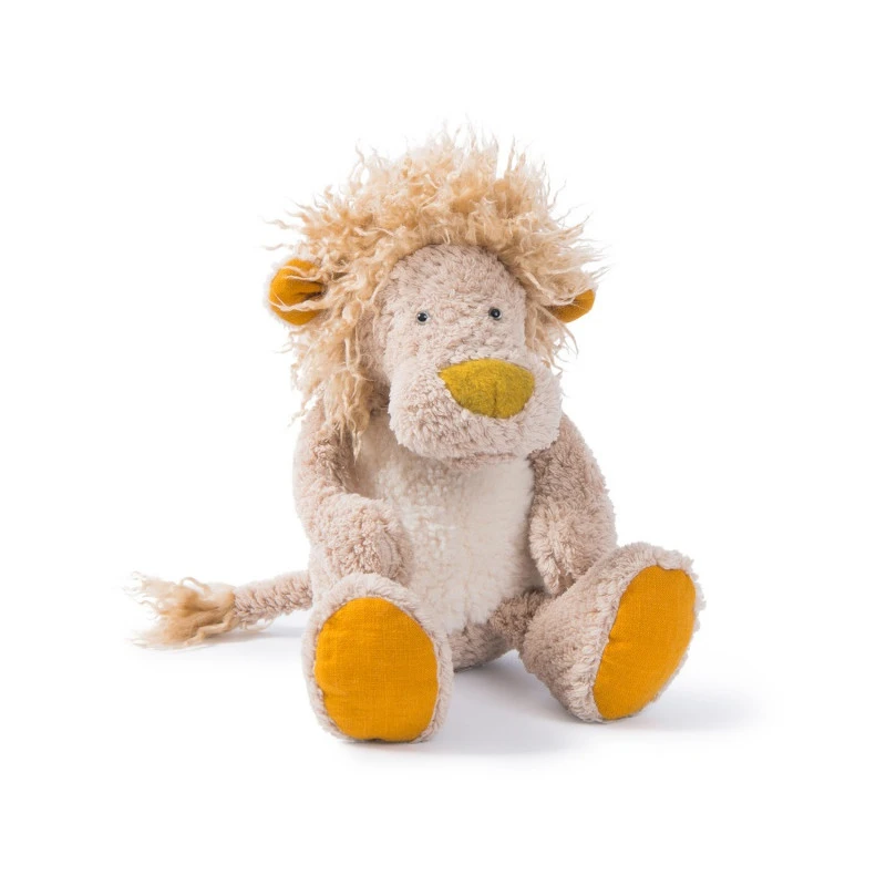 Peluche Lion 30 Cm MOULIN ROTY Les Baba-Bou