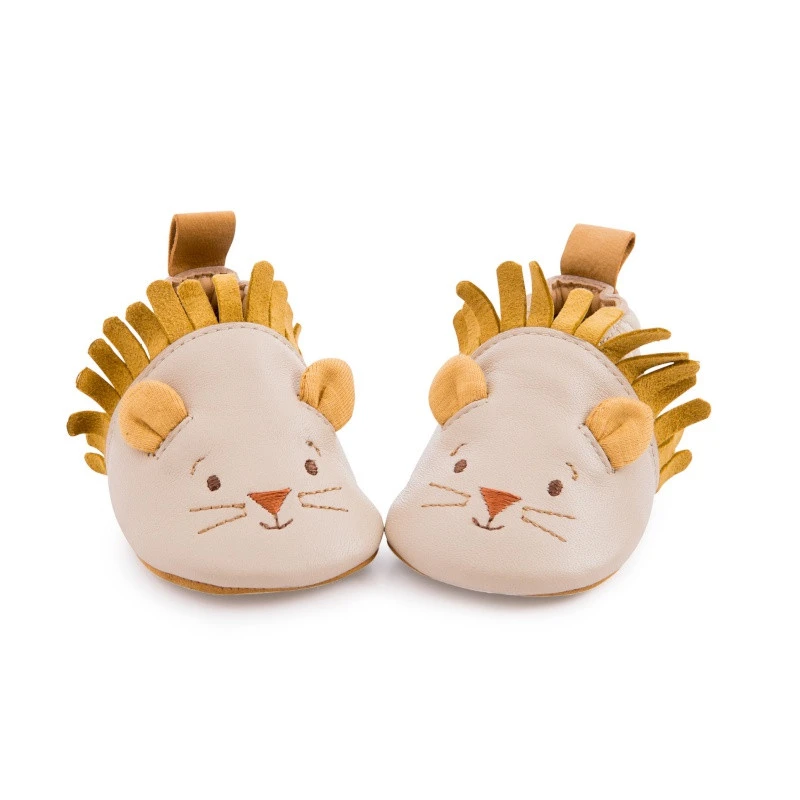 Chaussons En Cuir Lion 12/18m MOULIN ROTY Sous Mon Baobab – Image 4