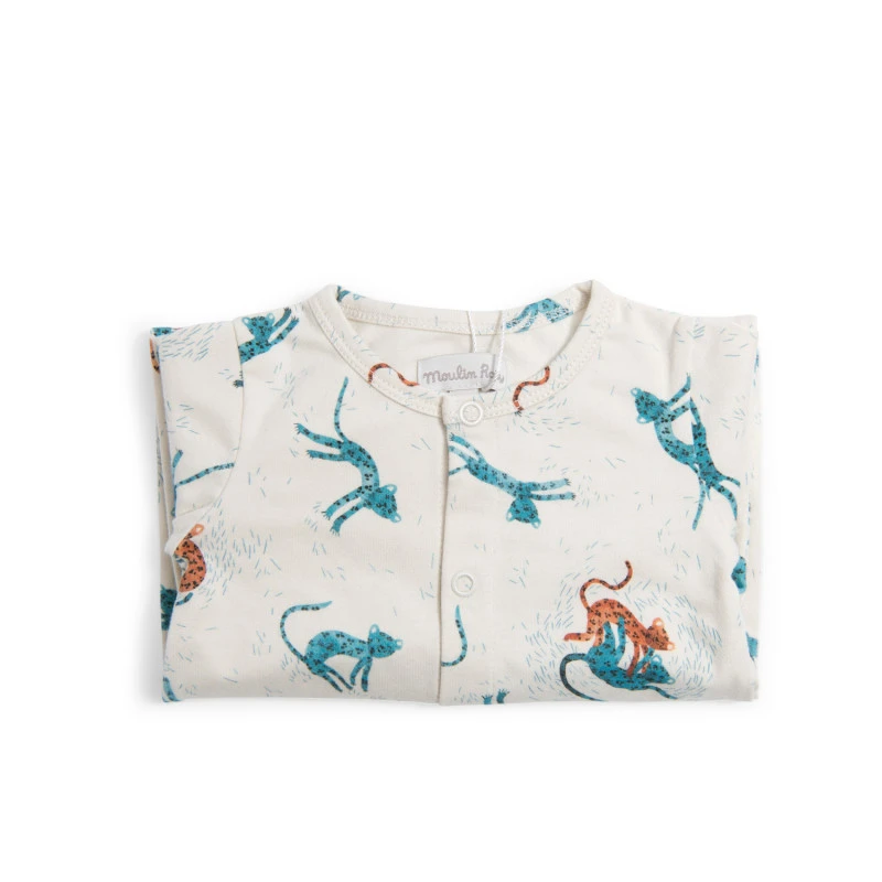 Pyjama En Jersey Guépards 6m MOULIN ROTY Sous Mon Baobab – Image 2